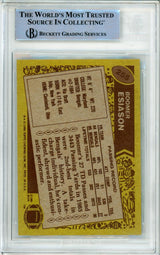 1986 Topps #255 Boomer Esiason RC Cincinnati Bengals BGS Autograph 10