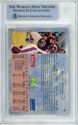 1993 Classic #58 Michael Strahan RC New York Giants BGS Autograph 10