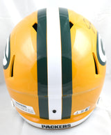 Josh Jacobs Autographed Green Bay Packers F/S Speed Helmet #8- Beckett W Holo