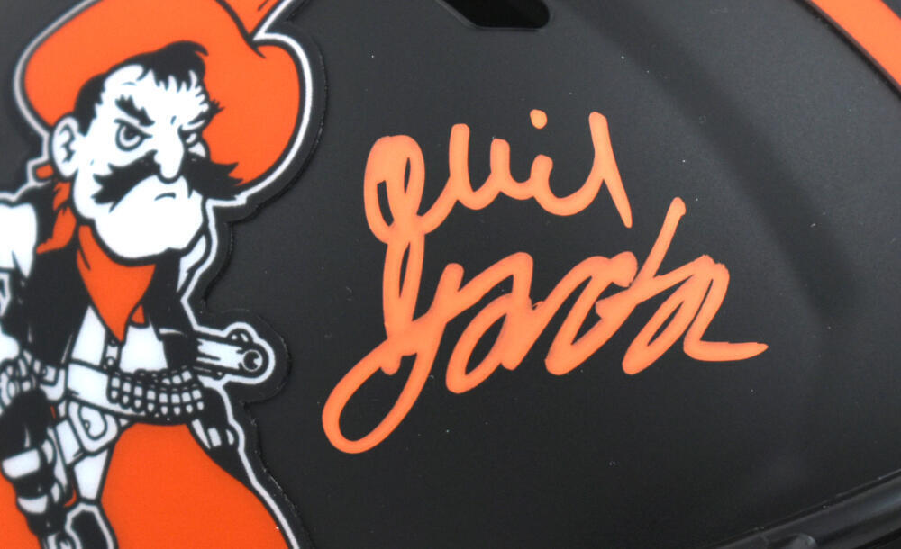 Ollie Gordon II Signed Oklahoma State Pistol Pete Speed Mini Helmet-BeckettWHolo