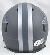 DaRon Bland Autographed Dallas Cowboys Slate Speed Mini Helmet- Beckett W Holo