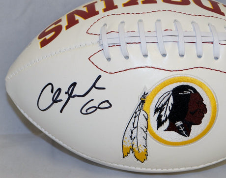 Chris Samuels Autographed Washington Redskins Logo Football- JSA W Auth