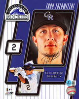 Rockies Troy Tulowitzki Authentic Signed 8x10 Vertical Photo BAS #BR24953