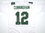 Randall Cunningham Autographed White Pro Style Jersey-Beckett W Hologram *Silver