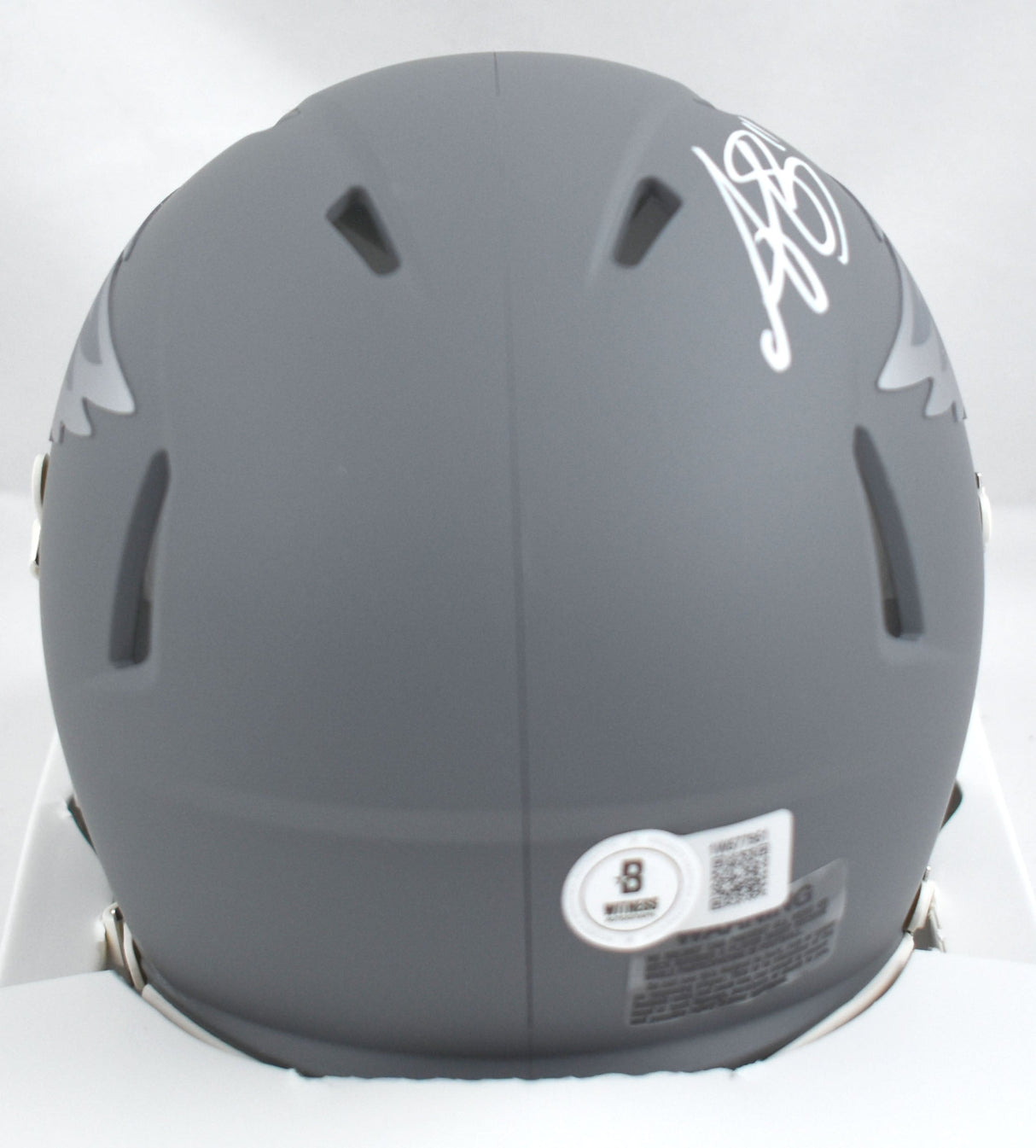AJ Brown Signed Philadelphia Eagles Slate Speed Mini Helmet-Beckett W Hologram