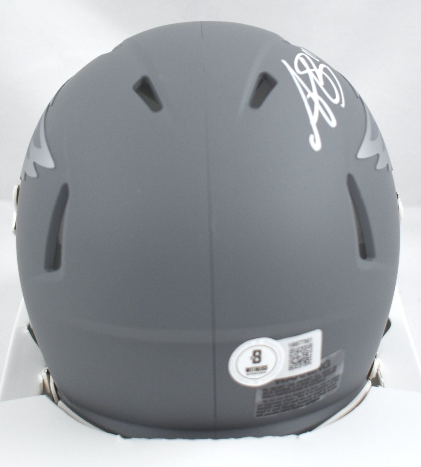 AJ Brown Signed Philadelphia Eagles Slate Speed Mini Helmet-Beckett W Hologram