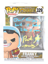 Patrick Seitz Autographed Funko POP One Piece Franky w /Inscription #329- JSA #5
