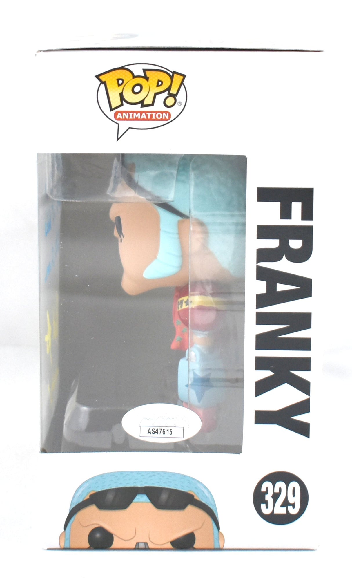 Patrick Seitz Autographed Funko POP One Piece Franky w /Inscription #329- JSA #5