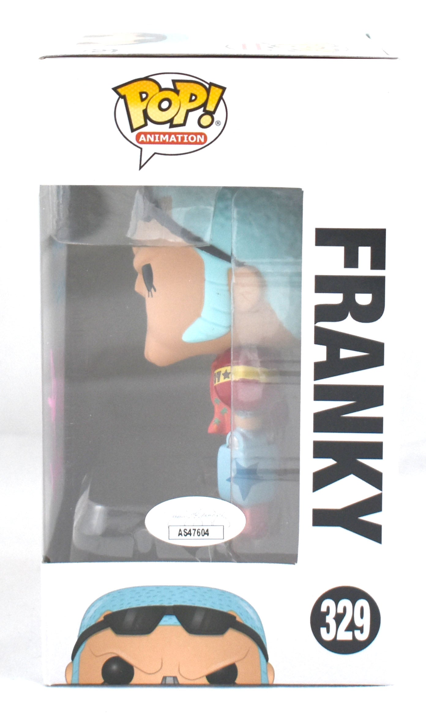 Patrick Seitz Signed Funko POP One Piece Franky w / Inscription #329- JSA #13