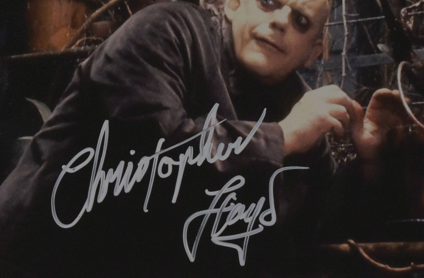 Christopher Lloyd Signed 11x14 Uncle Fester Photo - Beckett W Hologram *White #2