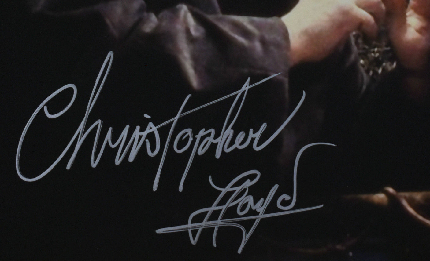 Christopher Lloyd Signed 16x20 Uncle Fester Photo- Beckett W Hologram *Silver #2