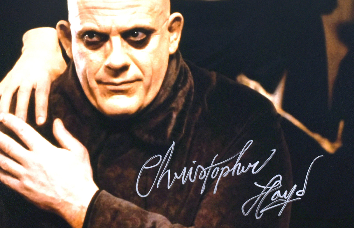 Christopher Lloyd Signed 16x20 Uncle Fester Photo- Beckett W Hologram *Silver #3