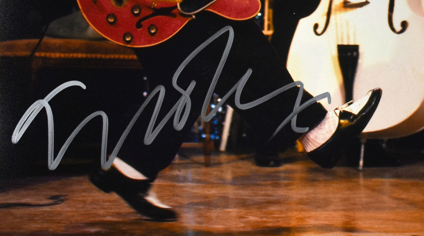 Michael J. Fox Signed Back to the Future 16x20 Guitar Photo- Beckett W Holo #2