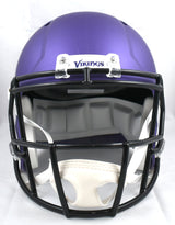 Aaron Jones Autographed Minnesota Vikings F/S Speed Helmet-Beckett W Holo *White