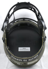 Justin Jefferson Signed Vikings F/S STS Speed Helmet - Beckett W