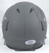 Jason Kelce Autographed Philadelphia Eagles Slate Speed Mini Helmet - PSA *Black