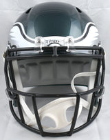 Jason Kelce Autographed Philadelphia Eagles F/S Speed Helmet - PSA *Silver