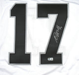 Davante Adams Autographed White Pro Style Jersey-Beckett W Hologram *Silver *Up