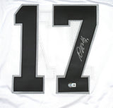 Davante Adams Autographed White Pro Style Jersey-Beckett W Hologram *Silver *Up