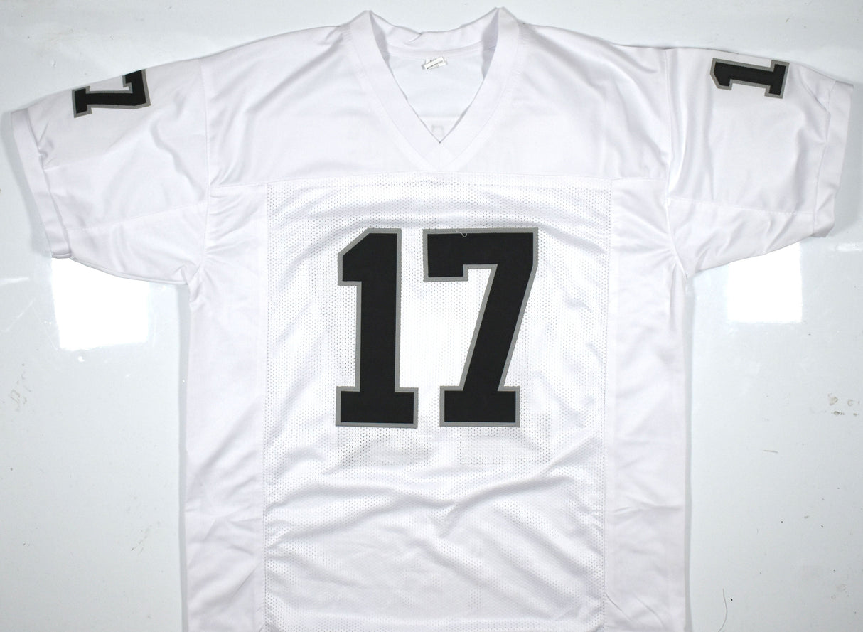 Davante Adams Autographed White Pro Style Jersey-Beckett W Hologram *Silver *Up