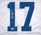 Brandon Aubrey Autographed White Pro Style Jersey - Beckett W Hologram *Silver