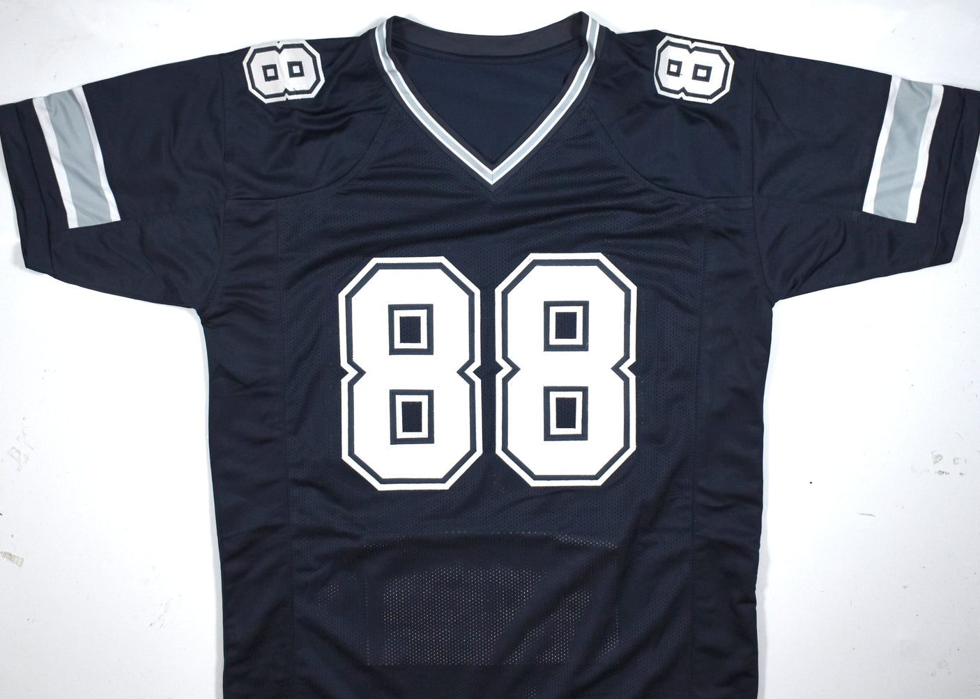Michael Irvin Autographed Blue Pro Style Stat Jersey - Beckett W Hologram *Black