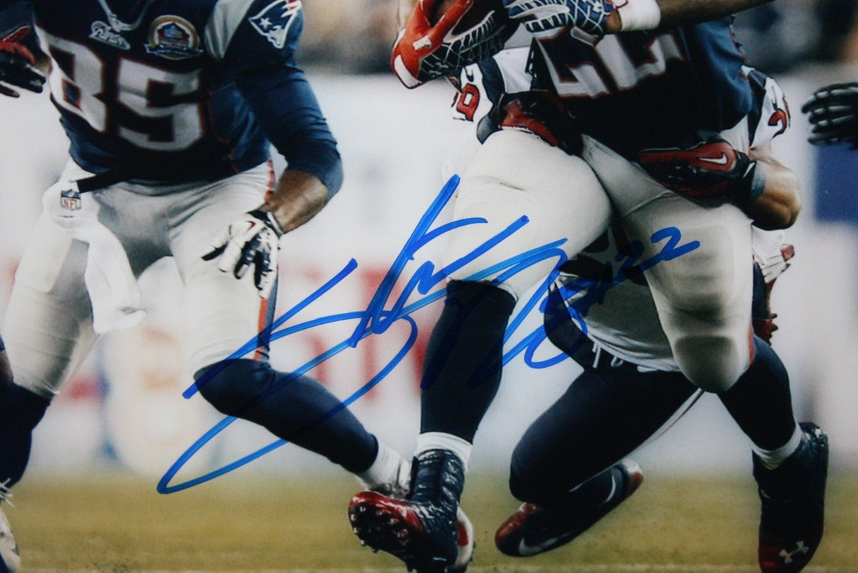 Stevan Ridley Autographed 8x10 Against Texans Photo- JSA Authenticated