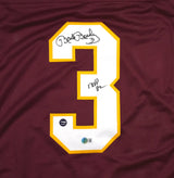 Mark Moseley Autographed Maroon Pro Style Jersey w/MVP-Beckett W Hologram *Black
