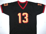 Kurt Warner Autographed Black Pro Style Jersey-Beckett W Hologram *Black