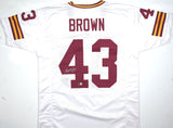 Larry Brown Autographed White Pro Style Jersey w/MVP - Beckett W Hologram