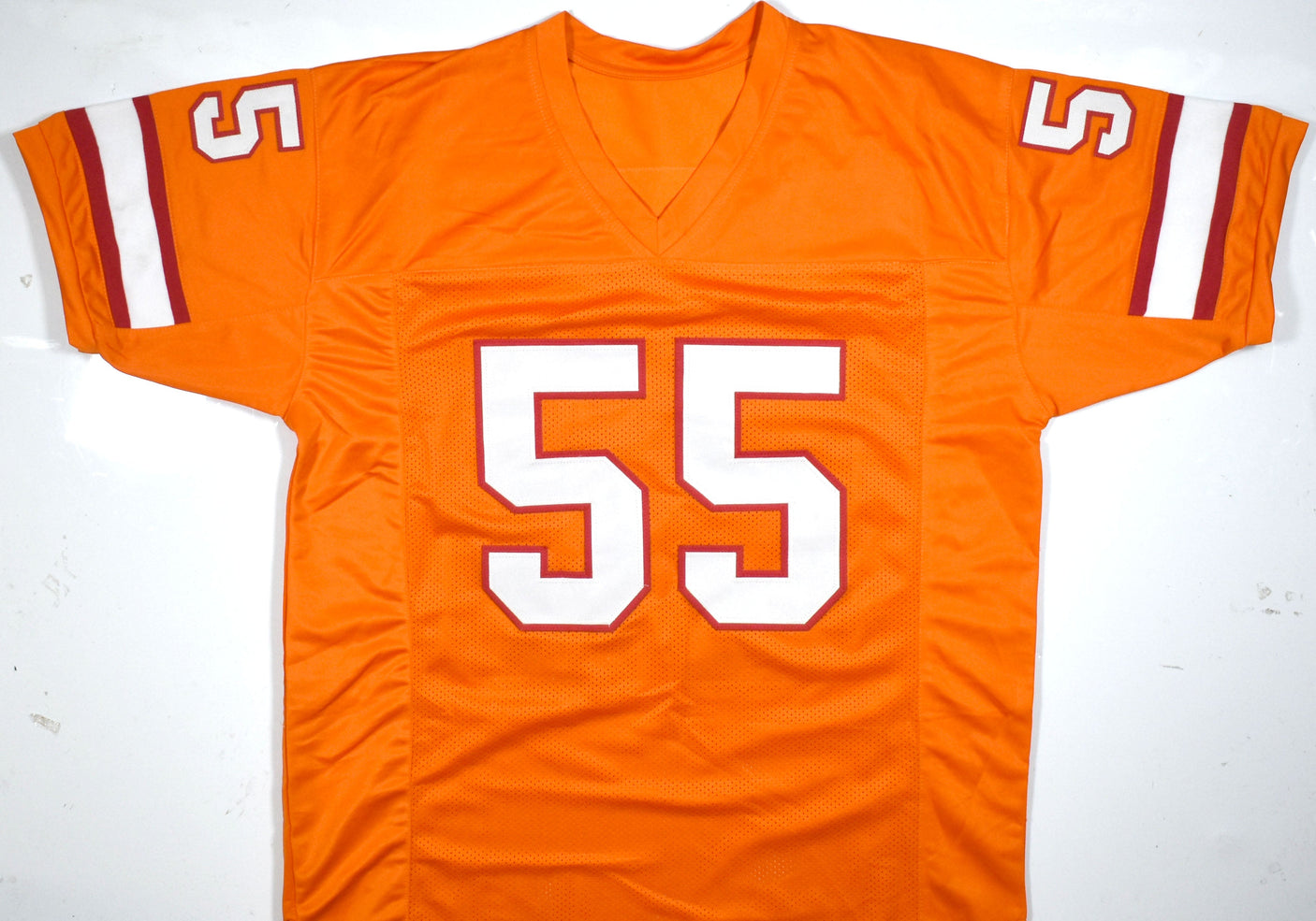 Derrick Brooks Autographed Orange Pro Style Jersey w/HOF- Beckett W Hologram