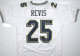 Darrelle Revis Autographed White College Style Jersey - Beckett W Hologram