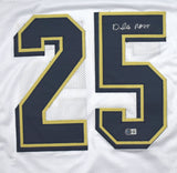 Darrelle Revis Autographed White College Style Jersey - Beckett W Hologram