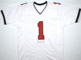 Rachaad White Autographed White Pro Style Jersey - Beckett W Hologram *Silver