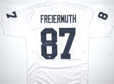 Pat Freiermuth Autographed White College Style Jersey - Beckett W Hologram