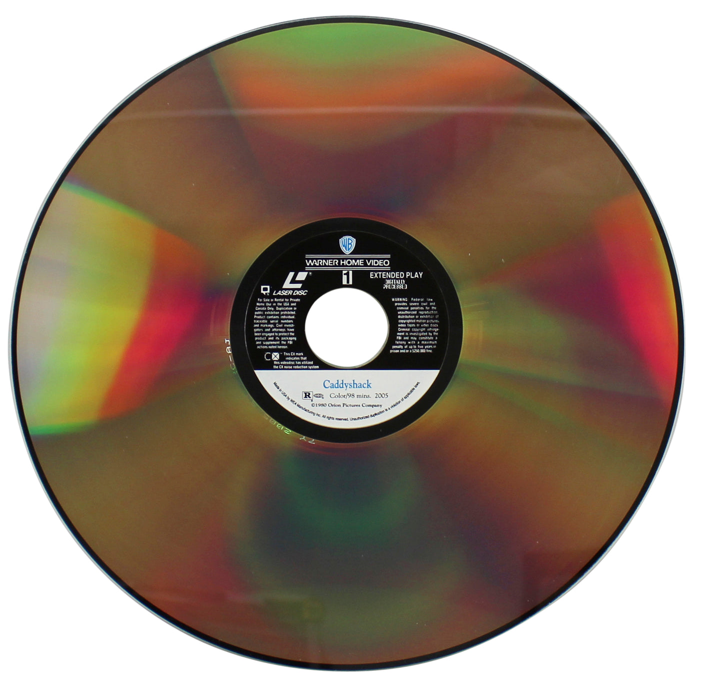 Chevy Chase Authentic Signed Caddyshack Laser Disc Cover w/Disc BAS Wit #M54599