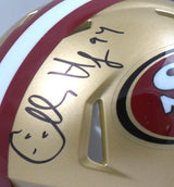 Charles Haley Signed San Francisco 49ers Speed Mini Helmet - Beckett W Hologram