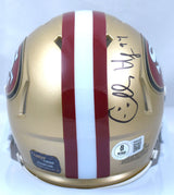 Charles Haley Signed San Francisco 49ers Speed Mini Helmet - Beckett W Hologram