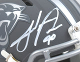 Julius Peppers Signed Carolina Panthers Slate Speed Mini Helmet - Beckett W Holo