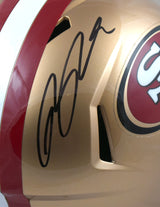 Ricky Pearsall Autographed San Francisco 49ers F/S Speed Helmet - Beckett W Holo