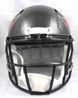 Mike Alstott Autographed Buccaneers F/S 97-13 Speed Helmet - Beckett W Hologram