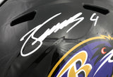 Zay Flowers Autographed Baltimore Ravens F/S Speed Helmet - Beckett W Hologram
