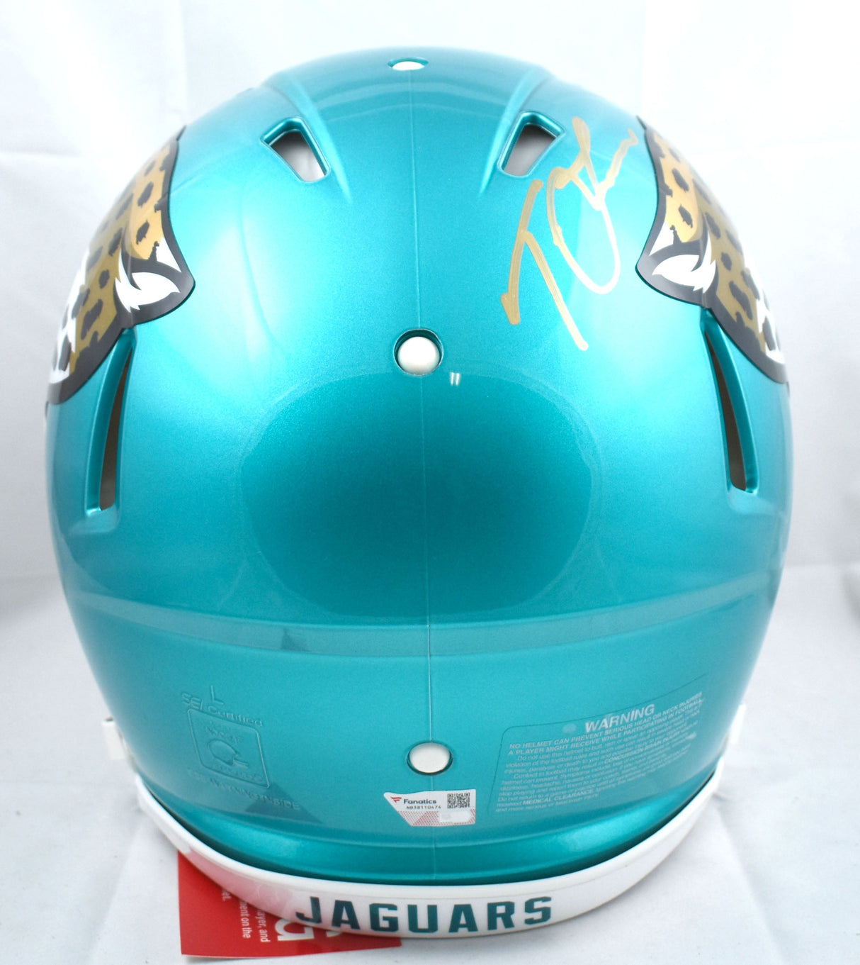 Trevor Lawrence Autographed Jaguars F/S Flash Speed Authentic Helmet- Fanatics