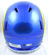 Blake Corum Autographed Los Angeles Rams F/S Speed Helmet- Beckett W Hologram