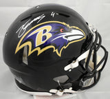 Zay Flowers Signed Baltimore Ravens F/S Speed Authentic Helmet - Beckett W Holo