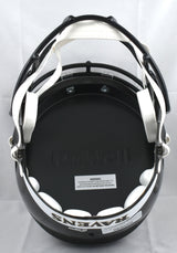 Ray Lewis Autographed Baltimore Ravens F/S Speed Helmet n/o - Beckett W Hologram