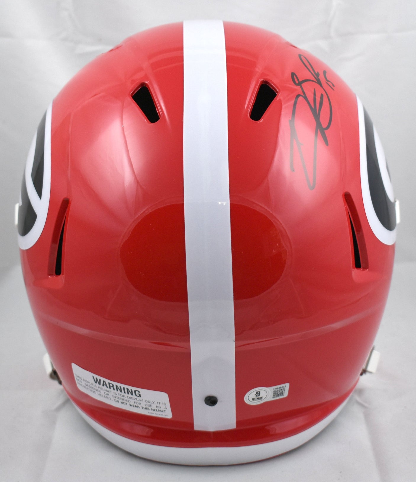 Carson Beck Autographed Georgia Bulldogs F/S Speed Helmet- Beckett W Hologram