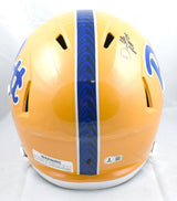 Darrelle Revis Autographed Pittsburgh Panthers F/S Speed Helmet- Beckett W Holo