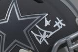 Dak Prescott Autographed Dallas Cowboys Slate Speed Mini Helmet - Beckett W Holo