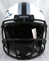 Dak Prescott Signed Cowboys F/S Lunar Speed Authentic Helmet - Beckett W Holo